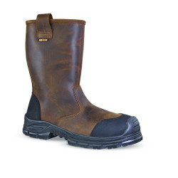 Bottes de sécurité non fourrées JALBEECH S3 SC CI LG FO SR cuir marron - 00JJE44 - JALLATTE