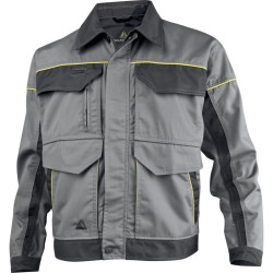 Veste de travail MACH CORPORATE gris clair gris foncé MCVESGR DELTA-PLUS