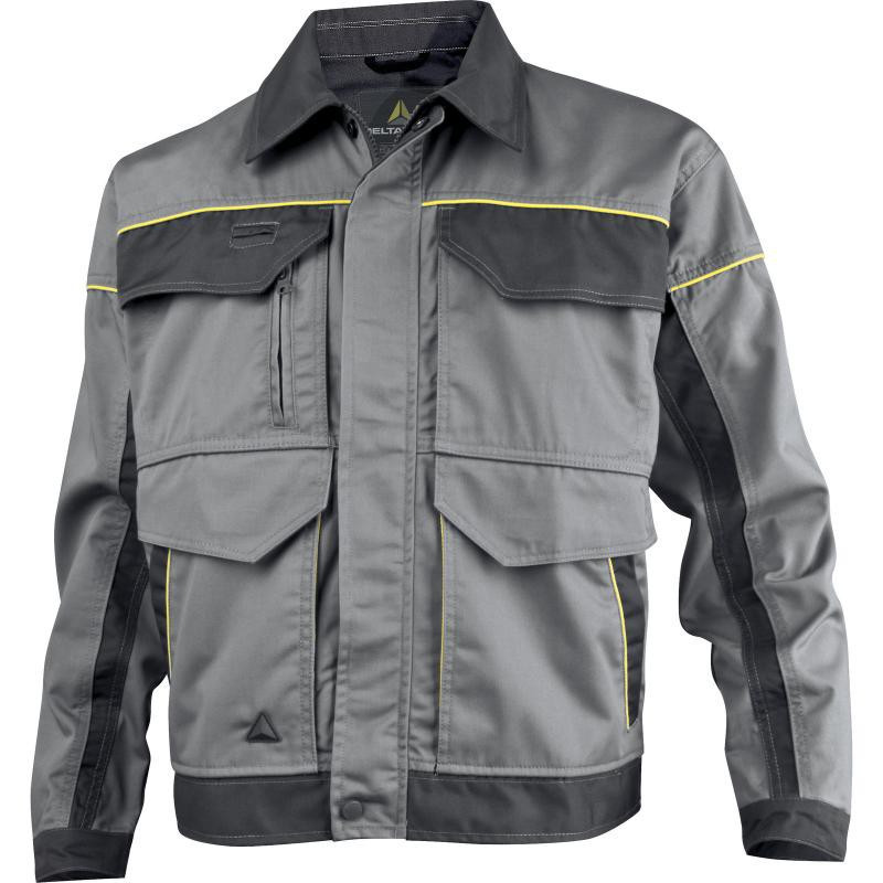 Veste de travail MACH CORPORATE gris clair gris foncé MCVESGR DELTA-PLUS