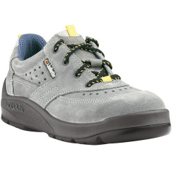 Chaussures de sécurité JALMATCH SAS cuir velours gris - J0351