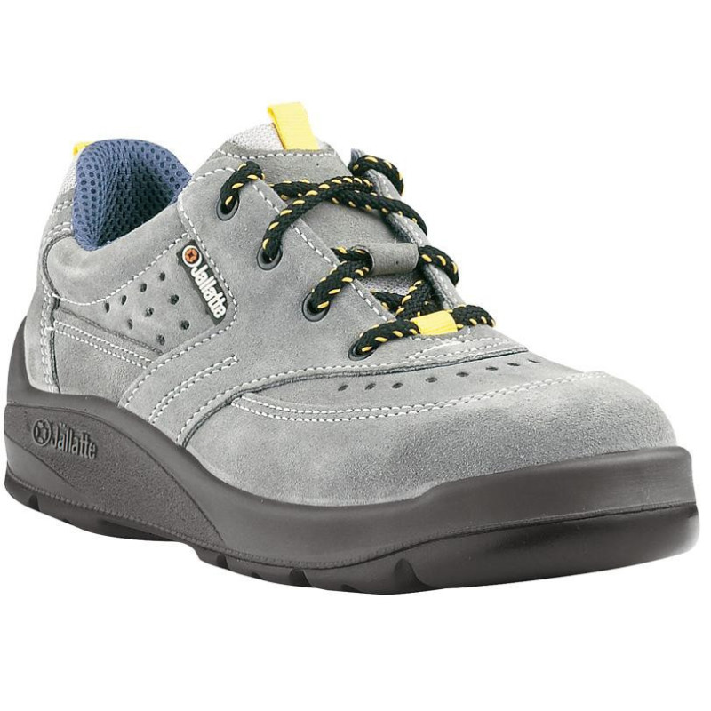 Chaussures de sécurité basses JALMATCH S1P FO SR cuir velours gris - 00J0351 - JALLATTE