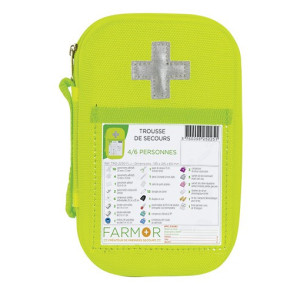 Trousse de secours 4/6 personnes - TRO2230FLJ - FARMOR