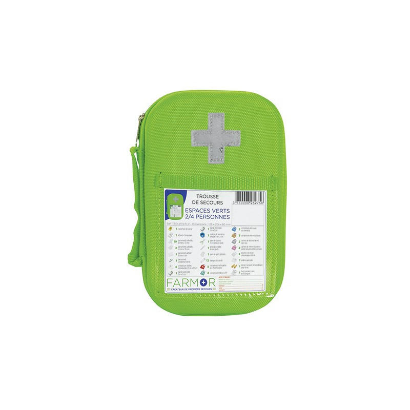 Trousse de secours ESPACES VERTS - TRO2175FLV - FARMOR
