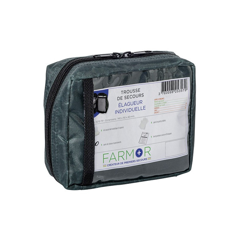 Trousse de secours ELAGUEUR individuelle - ELA3570TP - FARMOR