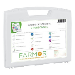 Valise de secours MULTIRISQUES 2 personnes - FAR2070PP - FARMOR