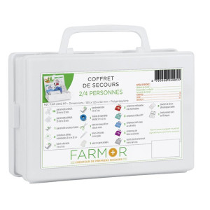 Kit de secours MULTIRISQUES 2/4 personnes FAR2010PP - FARMOR