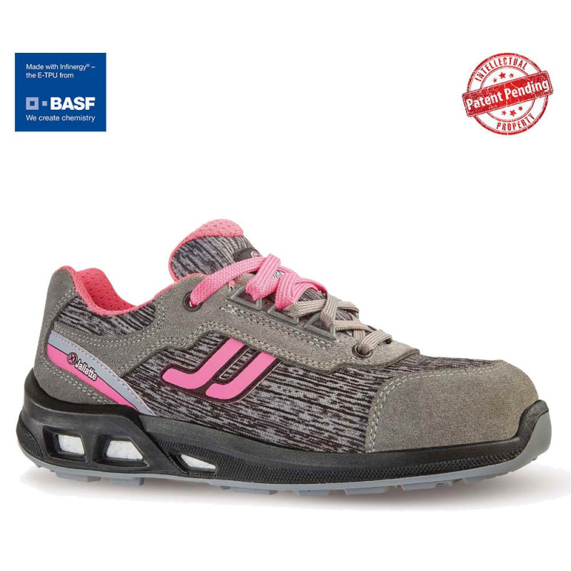 Chaussures de sécurité basses FEMME INES ESD S1PS CI FO SR gris - JYJY211 - JALLATTE
