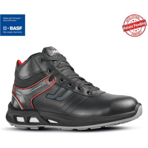 Chaussures de sécurité montantes JALTURBO S3S CI FO SR cuir noir - JYJY132 - JALLATTE