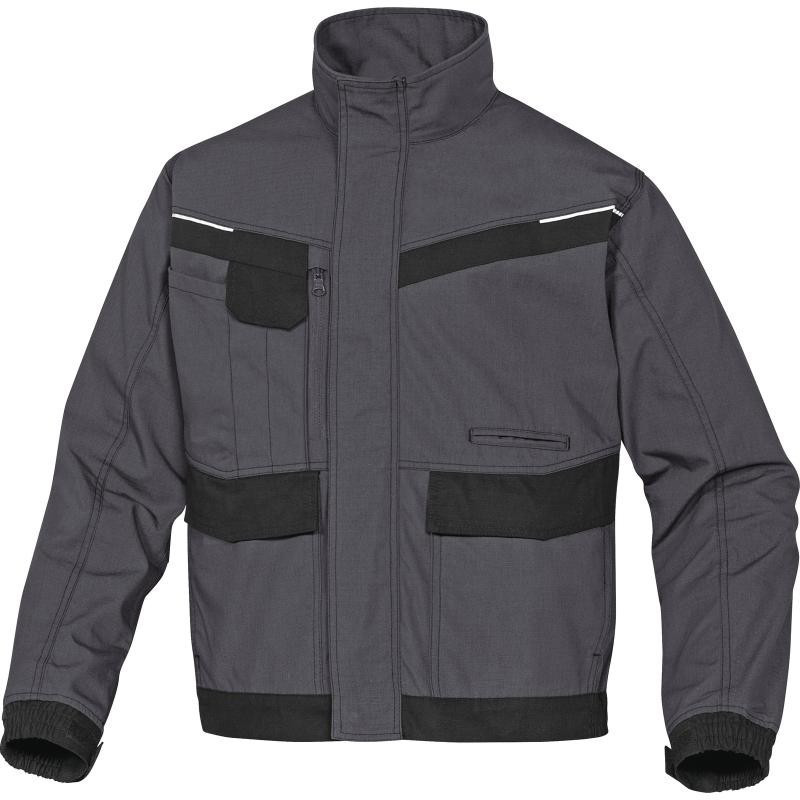 Veste de travail MACH2 RIPSTOP gris/noir - MCVE2GN - DELTA-PLUS