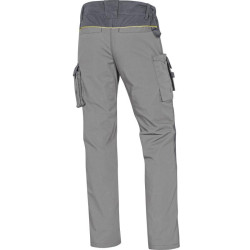 Pantalon de travail MACH2 CORPORATE MCPA2  RIPSTOP gris clair/gris foncé DELTA-PLUS