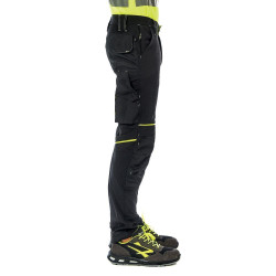 Pantalon slim stretch ATOM BLACK CARBON U-POWER