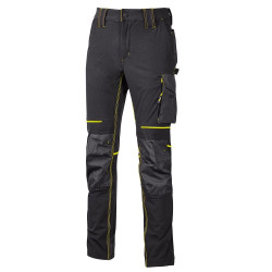 Pantalon slim stretch ATOM BLACK CARBON U-POWER