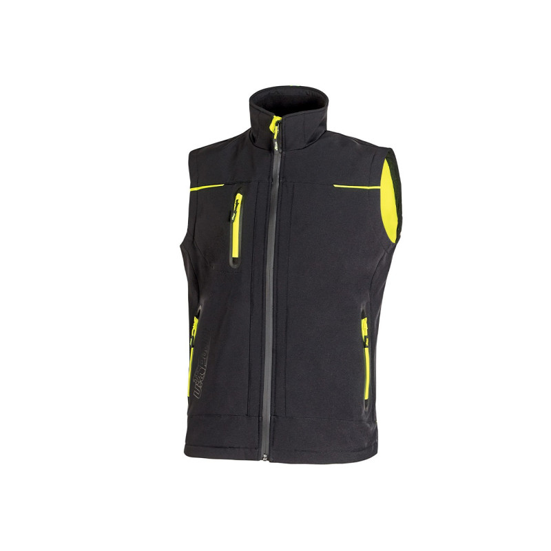 Gilet sans manche UNIVERSE FU188BC BLACK CARBON U-POWER