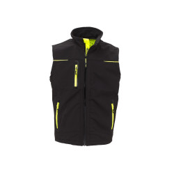 Gilet sans manche UNIVERSE FU188BC BLACK CARBON U-POWER