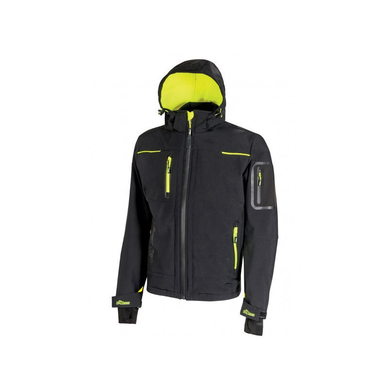 Veste U-TEX SPACE FU187BC BLACK CARBON U-POWER