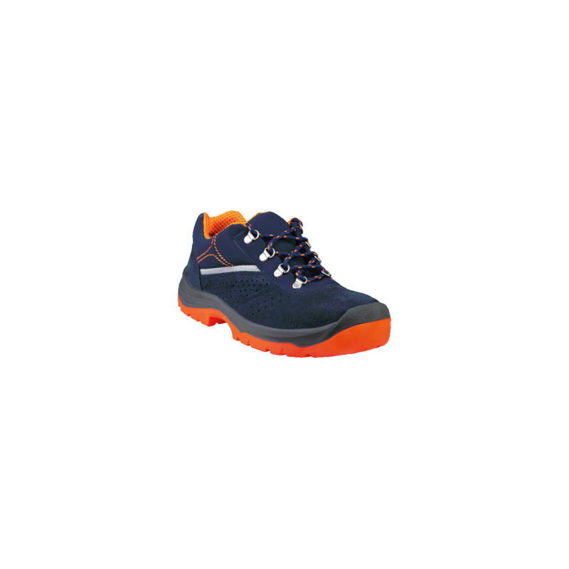 Chaussures de sécurité basses RIMINI4 S1P SRC bleu marine/orange