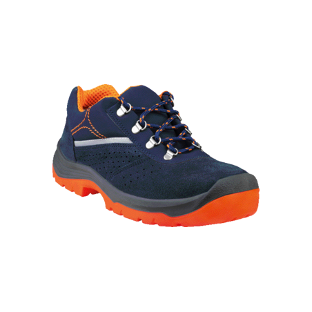 Chaussures de sécurité basses RIMINI4 S1P SRC bleu marine/orange