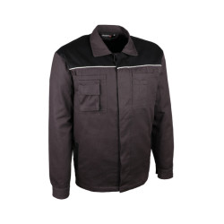 Veste de travail 100% COTON gris/noir VARY - SINGER