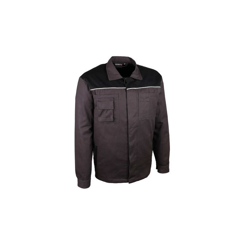 Veste de travail 100% COTON gris/noir VARY - SINGER