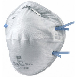 BOITE DE 20 MASQUES JETABLES FFP2 SANS SOUPAPE - 8810 - 3M