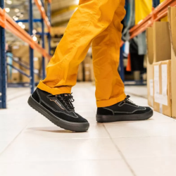 Chaussures de sécurité basses VISTA croûte de cuir noir 8834 PARADE