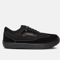 Chaussures de sécurité basses VISTA croûte de cuir noir 8834 PARADE