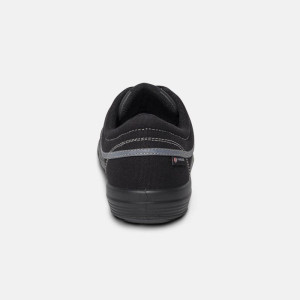 Chaussures de sécurité basses VALLEY S1PS SR FO croûte de cuir noir 9844 - PARADE