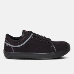Chaussures de sécurité basses VALLEY S1PS SR FO croûte de cuir noir 9844 - PARADE