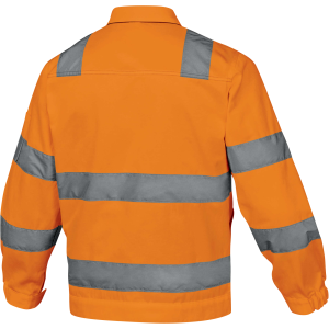 Veste WORKWEAR haute visibilité orange fluo - M2VHV - DELTA-PLUS