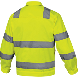 Veste PANOSTYLE PHVES haute visibilité jaune fluo bleu marine