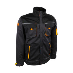 Veste de travail POLYESTER/COTON anthracite/noir VILNOR - SINGER