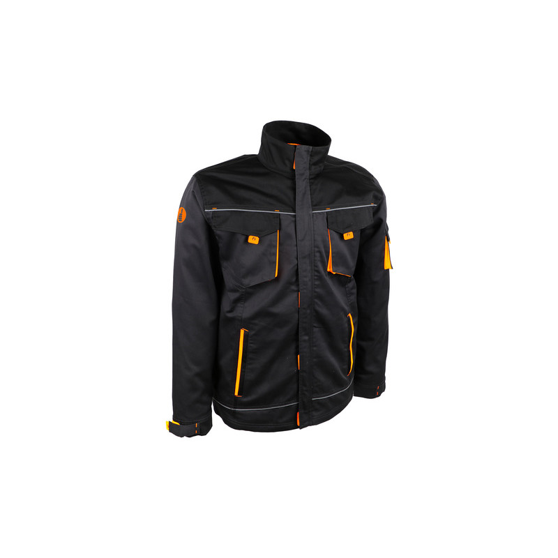 Veste de travail POLYESTER/COTON anthracite/noir VILNOR - SINGER