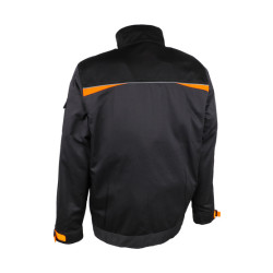 Veste de travail POLYESTER/COTON anthracite/noir VILNOR - SINGER