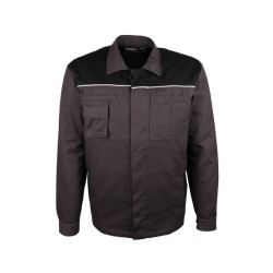 Veste de travail 100% COTON gris/noir VARY - SINGER