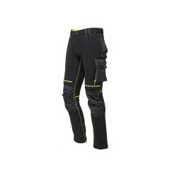 Pantalon slim stretch ATOM BLACK CARBON U-POWER