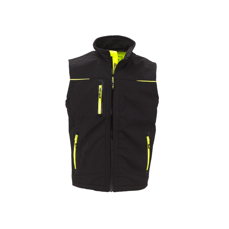 Gilet sans manche UNIVERSE FU188BC BLACK CARBON U-POWER