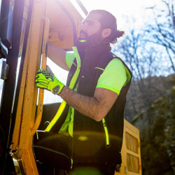 Gilet sans manche UNIVERSE FU188BC BLACK CARBON U-POWER