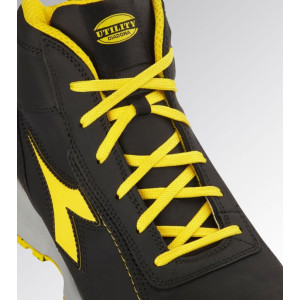 Chaussures de sécurité montantes GLOVE MDS MID S3S FO HRO SR noire/jaune 701.181134_80013 - DIADORA
