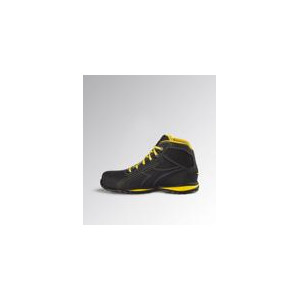 Chaussures de sécurité montantes GLOVE MID S3S FO HRO noire/jaune - 701.181140_80013 - DIADORA