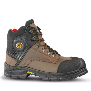 Chaussures de sécurité montantes JALORKA S3S AN SC CI HI HRO LG FO SR cuir marron - 00JJE58 - JALLATTE
