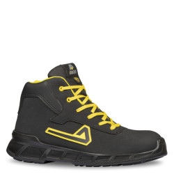 Chaussures de sécurité montantes ALBATROS S3S CI FO SR noir/jaune - AVAV102 - AIMONT