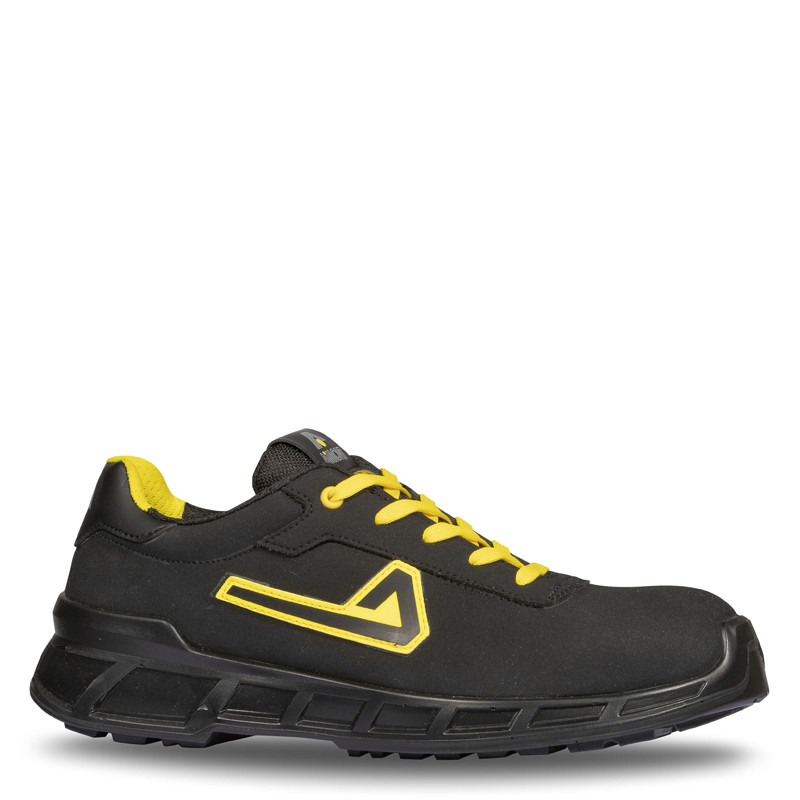 Chaussures de sécurité basses EAGLE S3S CI FO SR noir/jaune - AVAV202 - AIMONT