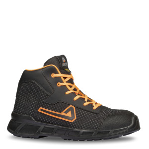 Chaussures de sécurité montantes PELICAN S3S CI FO SR noir/orange - AVAV101 - AIMONT