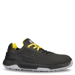 Chaussures de sécurité basses PLUG S3S CI FO SR gris/jaune - AFAF204 - AIMONT