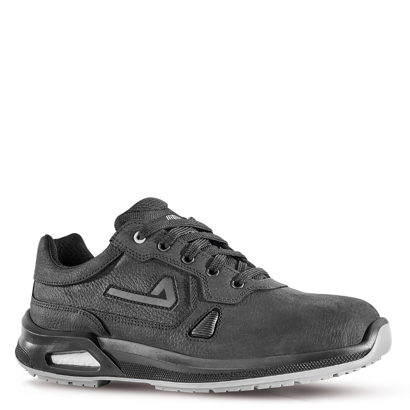Chaussures de sécurité basses HYDROGEN S3S CI FO SR cuir gris - IAIA201 - AIMONT