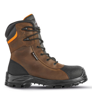 Chaussures de sécurité montantes TILL S3S CI LG FO SR cuir marron - 007TR16 - AIMONT