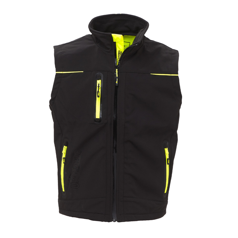 Gilet sans manche UNIVERSE FU188BC BLACK CARBON U-POWER