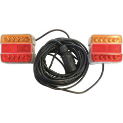 Kit de signalisation arrière LED 12V 7.5mm magnétique blister - 17239 - SODISE