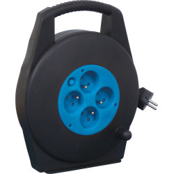 Enrouleur électrique HO5VV-F 10M 3G1.5mm2 230V 4 prises - 01585