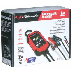 Chargeur de batterie automatique 6/12V 1A SPI 1 - 54050 - SCHNEIDER